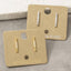 18K Gold Dipped Cz Pave Bar Stud Earrings: G