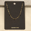 Dainty Mix Bead Charm Necklace: BK