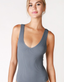 Ribbed V-Neck Bodysuit
