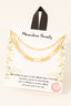 Gold Dipped Miraculous Beauty Necklace