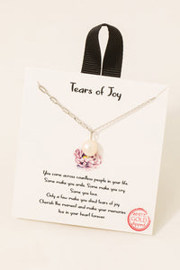 Gold Dipped Pearl Pendant Chain Necklace