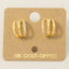 Pave Layered Hoop Huggie Earrings: S