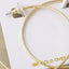 18K Gold Dipped Thin Oversized Hoop Earrings: GD