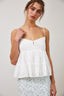 Eyelet Lace Trim Cami Top