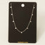 Dainty Mini Disc Station Necklace: G