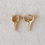 18k Gold Filled Spike Hoop