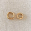 18k Gold Filled Connector Carabine 15mm