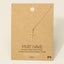 Gold Dipped Dainty Cross Pendant Necklace: G