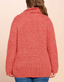 Cable Knit Turtleneck Sweater