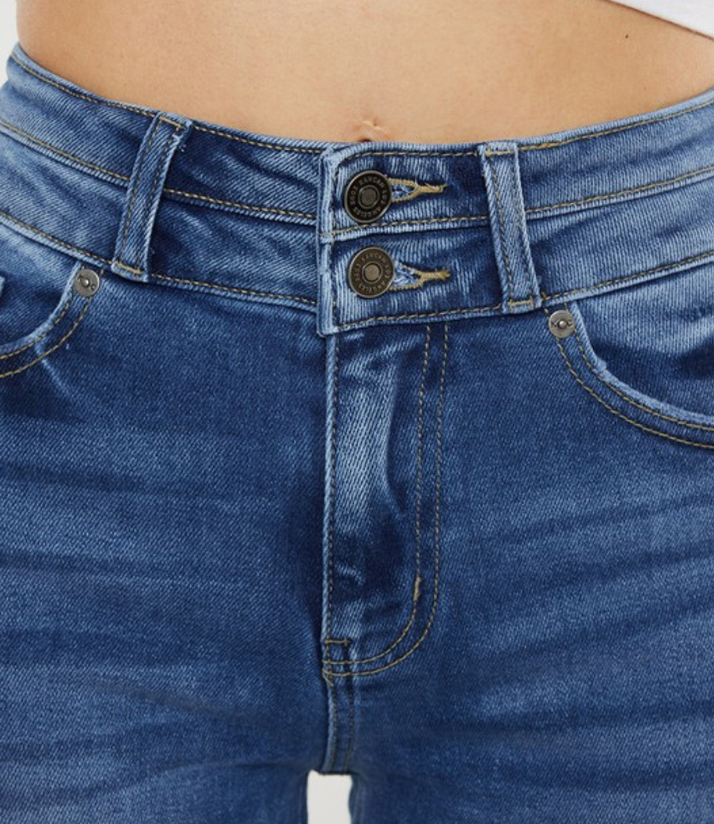 Cadence Ultra High Rise Slim Straight Jeans - Medium