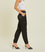 Silk Cargo Pants - Black