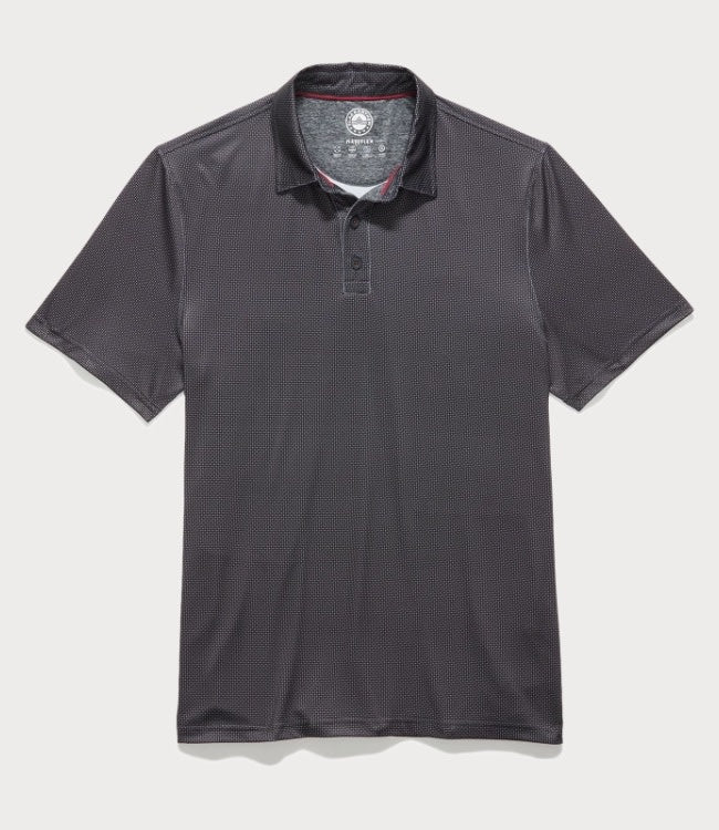 Cashiers Geo Dot Polo - Black