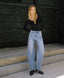 WINSLET SUPER HIGH RISE FULL LENGTH WIDE BARREL JEANS