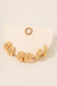 Mixed Wide Metallic Hoop Earrings Set