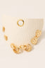 Door Knocker Flower Heart Earrings Set