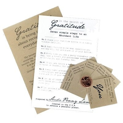 Gratitude Apothecary Jar