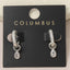 Pave Huggie Teardrop Bezel Cz Drop Earrings: GOLD