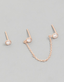 Chain Stud Earrings Set