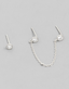 Chain Stud Earrings Set