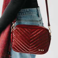 Coco Quilted Camera Crossbody Bag
