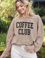 COFFEE CLUB Thermal Vintage Pullover - Latte
