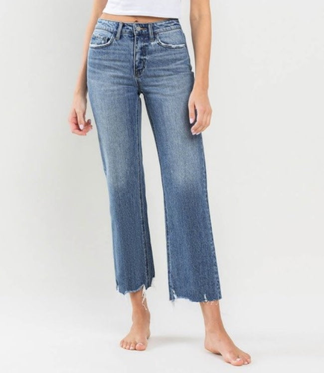 Cora High Rise Wide Leg Jeans