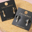 Huggie Hoop Baguette Bezel Cz Drop Earrings: GOLD