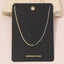 Gold Half Box Half Paperclip Chain Necklace: TT