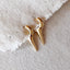 18k Gold Filled Spike Hoop