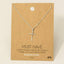 Gold Dipped Dainty Cross Pendant Necklace: G
