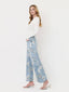 Lucy High Rise Floral Vintage Wide Jeans