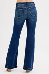 Juno Tummy Control Mid Rise Flare Jeans