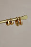 Amalfi Chunky Hoops - Gold Plate