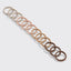 Recycled Nylon Glitter Medium Elastics 12pc