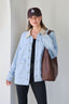 Denim Buttoned Utility Jacket