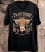Do No Harm But Take No Bull Graphic Top - Black