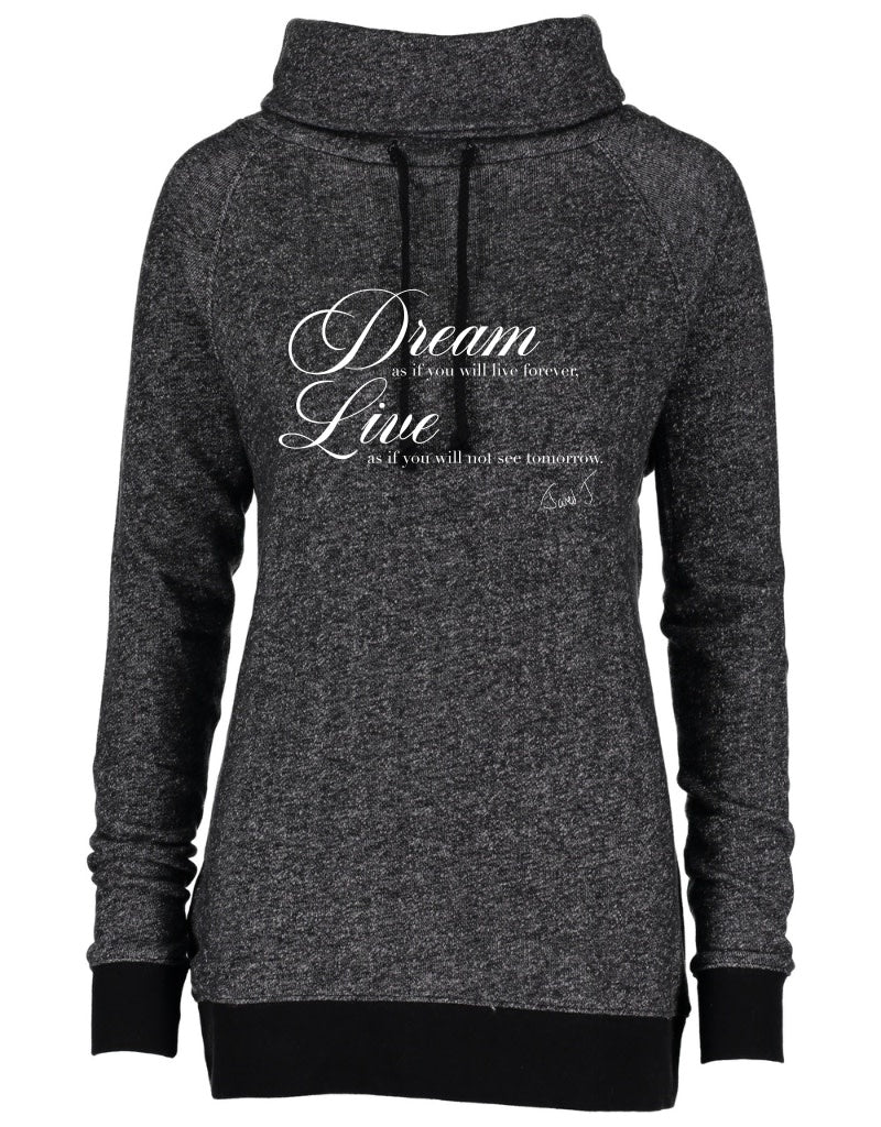 Dream JJ Sweater Fleece Hoodie - Heathered Black