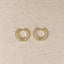 All Around Cz Clicker Hoop Earrings