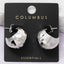 Gold Dipped Hammered Dome Huggie Hoop Earrings: GOLD