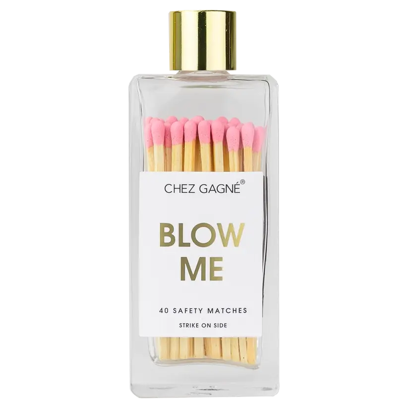 Blow Me Matches - Glass Bottle Matchsticks