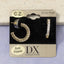 Gold Dipped Cz Channel Set Hoop Earrings: G
