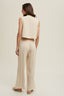 Relaxed Crop Tank - Natural