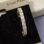 Gold Dipped Cz Channel Set Hoop Earrings: G