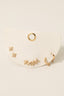 Mixed Cz Studded Stars Earrings Set