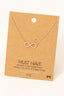 Twisted Infinity Pendant Necklace