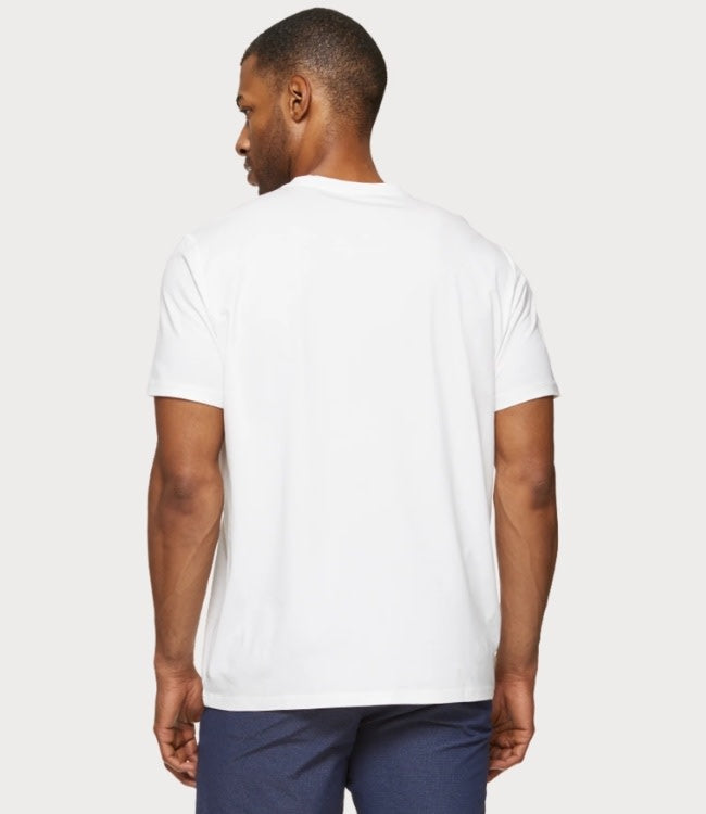 Essential Stretch SS Comfort Crewneck - White