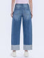 WENDI HIGH RISE CUFFED BARREL LEG JEANS