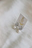Dahlia Cz Pearl Studs