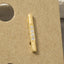 18K Gold Dipped Cz Pave Bar Stud Earrings: G