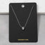 Dainty Chain Oval Cz Halo Solitaire Pendant Necklace: S